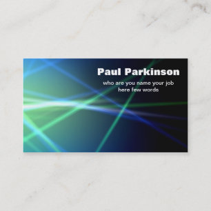 carte de visite de technologie de l'électricité de