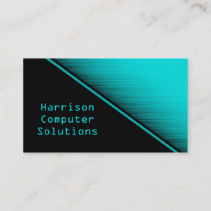 Carte de visite de texture de vitesse, turquoise