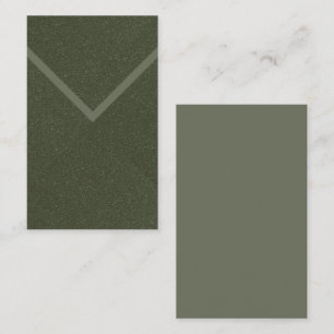 Carte de visite de texture vert Moss personnalisé