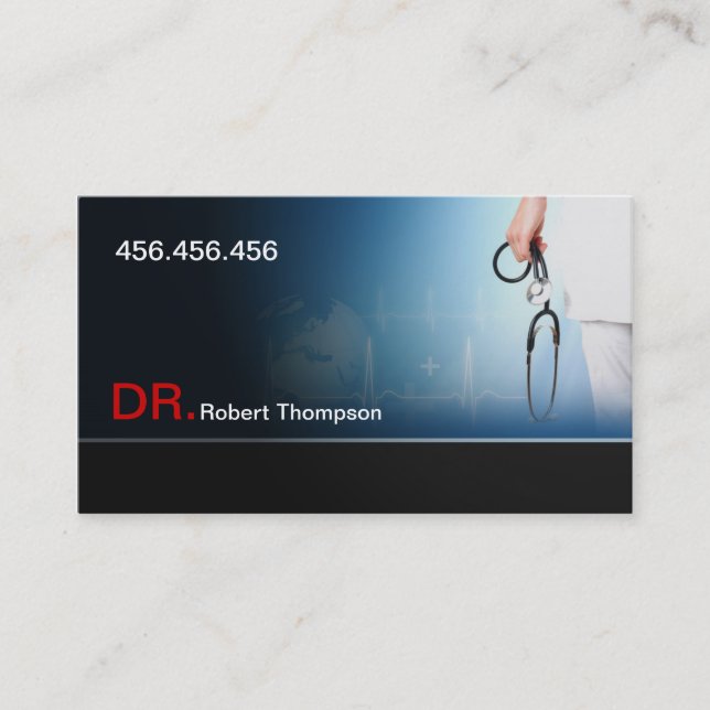 Carte de visite de Therapeutist/médecin de (Devant)