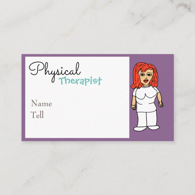 Carte de visite de thérapie physique (Devant)