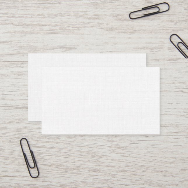 Carte de visite de toile de la meilleure qualité (Devant/Arrière en situation)
