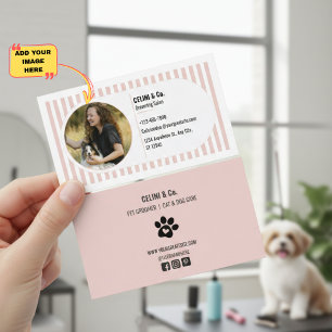 Carte de visite de toilettage pour animaux de comp