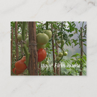 Carte de visite de tomates