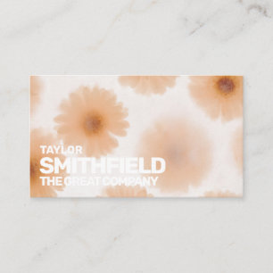 Carte de visite de tournesol