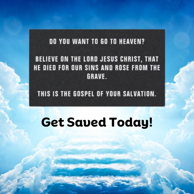 Carte de visite DE TRACTS DE GOSPEL (Créateur téléchargé)