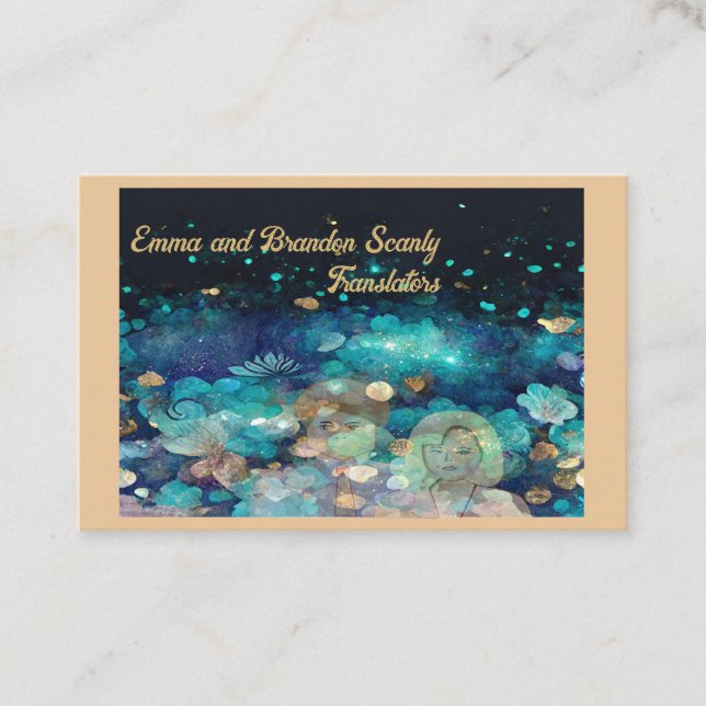 Carte de visite de traduction (Devant)