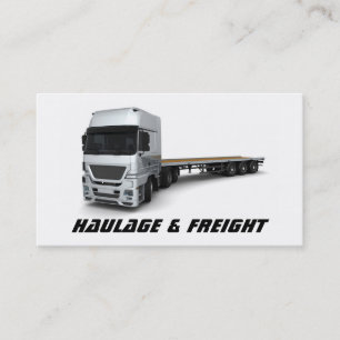 Carte de visite de transport et de fret