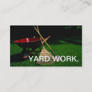 Carte de visite DE TRAVAIL YARD