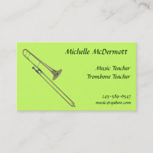 Carte de visite de trombone