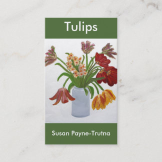 Carte de visite de tulipes : Susan Payne-Trutna