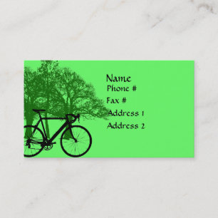 carte de visite de vélo