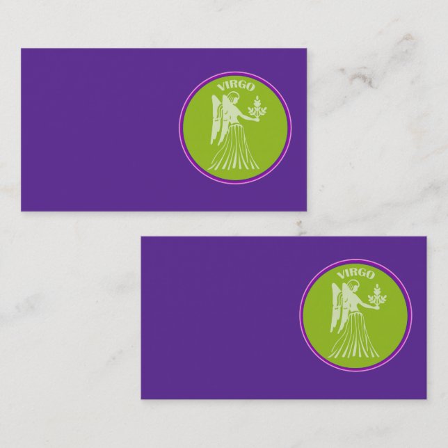 Carte de visite de virus (Devant / Derrière)