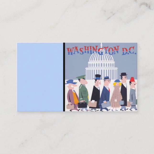 Carte de visite de Washington D.C. (Devant)