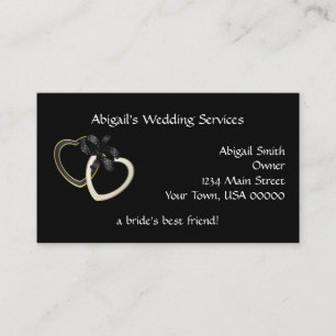 Carte de visite de wedding planner