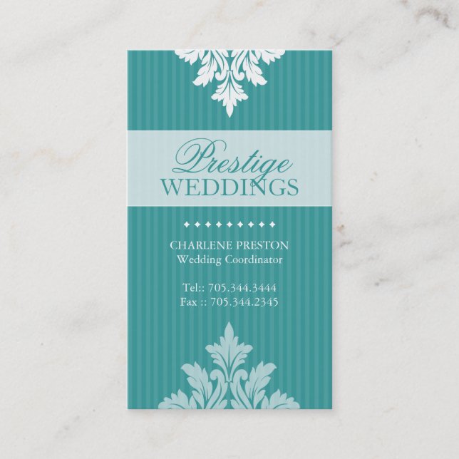 CARTE DE VISITE DE WEDDING PLANNER (Devant)