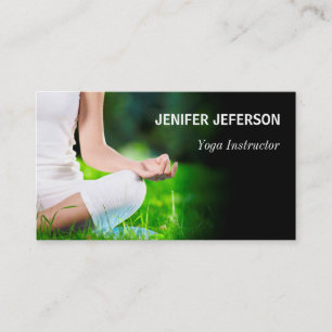 Carte de visite de yoga