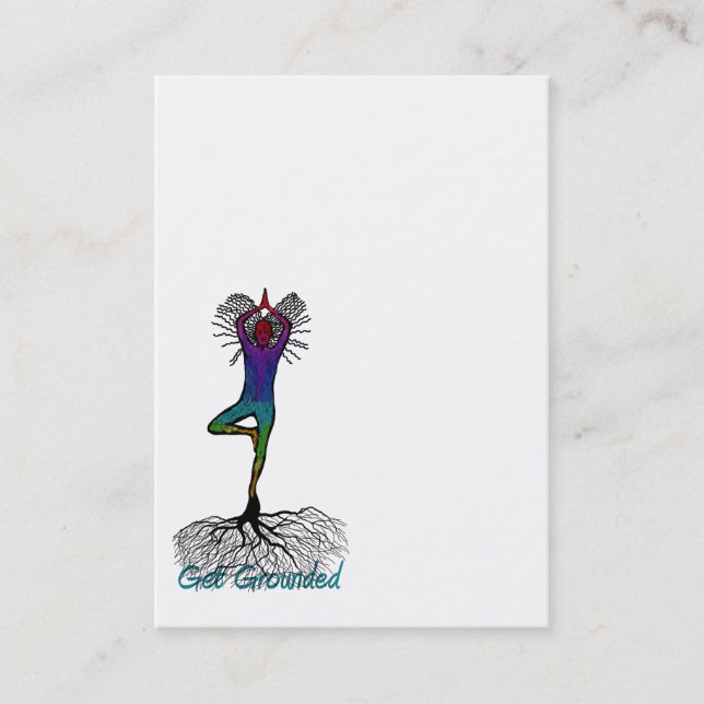 Carte de visite de yoga (Devant)