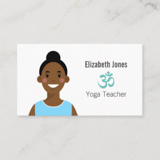 Carte de visite de Yoga Avatar personnalisé