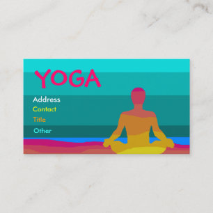 Carte de visite de yoga - customisé