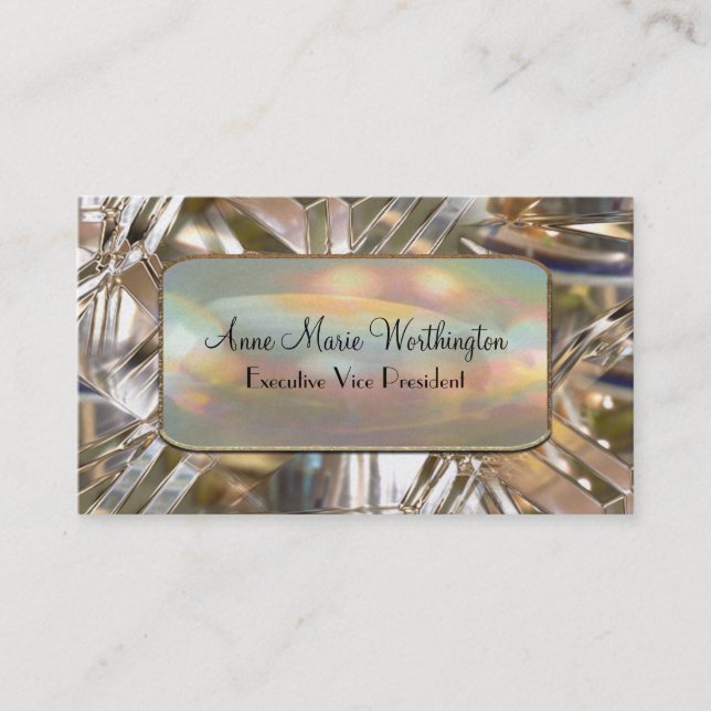 Carte De Visite Debonairest Elegant Professionnel  (Devant)