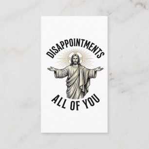 Carte De Visite Déceptions Vous Tous Chemise Religieuse Vintage