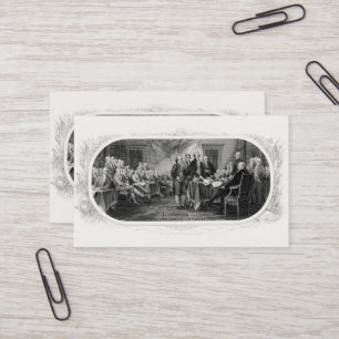 Carte De Visite Déclaration d'indépendance : Projet de loi de 2 $,