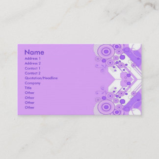 Carte De Visite Déco fine