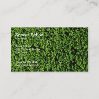 Carte de visite d'école du football