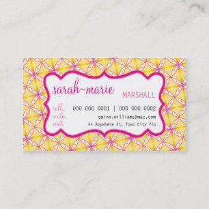 CARTE DE VISITE :: décontracté chic 3 L