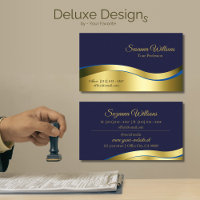 Décor d'or Bleu Vavy élégant et luxueux