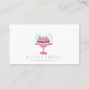 Carte De Visite Décorateur de gâteaux de boulangerie Baker Cake Cu