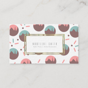 Carte De Visite Décorateur de gâteaux Pops Cake Baker