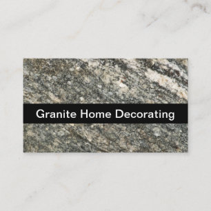 Carte De Visite Décoration de maison en granit