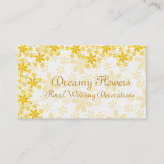 Carte De Visite Décorations florales Mariages
