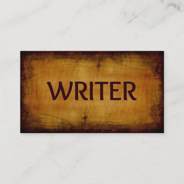 Carte de visite d'écriture (Devant)