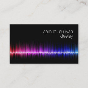 Carte De Visite Deejay Disk Jockey Music