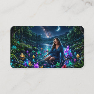Carte De Visite Déesse du signet du lac de cristal magique