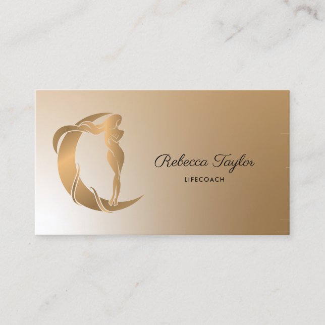 Carte De Visite déesse femme vie coach venus mystique sorcière (Devant)