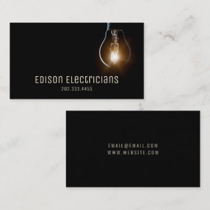 Carte de visite d'électricien