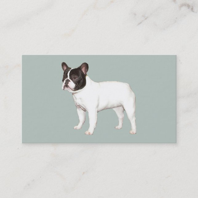 Carte de visite d'éleveur de bouledogue français (Devant)