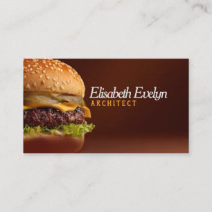 Carte De Visite Délice de burger salé g456