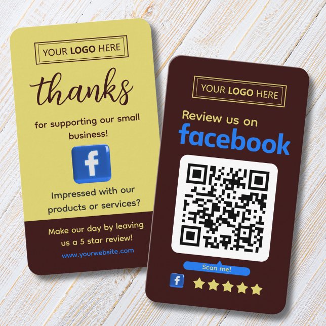 Carte De Visite Demande d'avis Facebook Black Cherry (Facebook business signs 5 star review,
customer feedback business cards,)