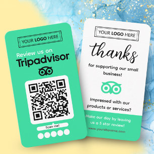 Carte De Visite Demande de révision du Tripadvisor