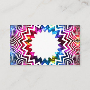 Carte de visite d'emblème de fleur