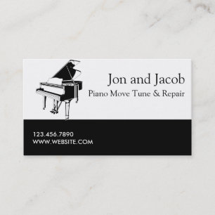 Carte De Visite Déménagement et accordeurs de piano Déménageurs Ré