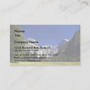 Carte De Visite Demi de dôme en parc national de Yosemite