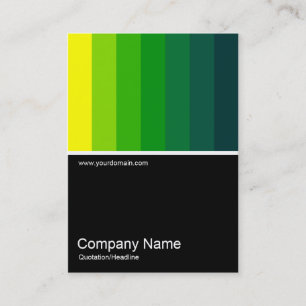 Carte De Visite Demi&demi photo 0115 - Jaune à vert foncé