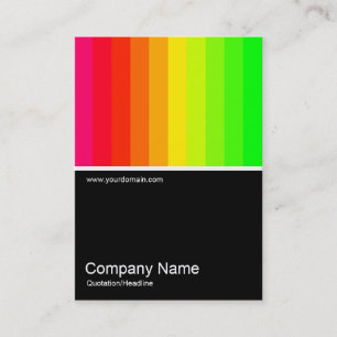 Carte De Visite Demi&Demi Photo 0131 - Barres de couleurs