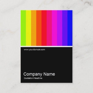 Carte De Visite Demi&Demi Photo 0133 - Barres de couleurs